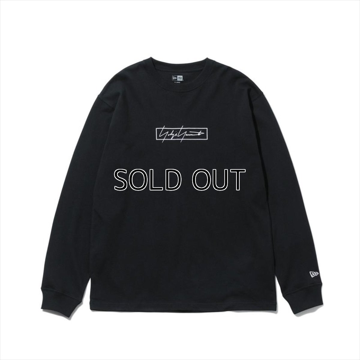 画像1: YOHJI YAMAMOTO x NEW ERA L/S T-Shirt 2021AW Box Logo (1)