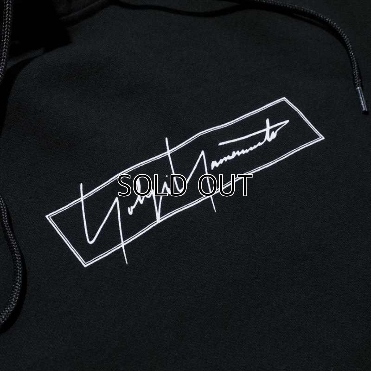 画像3: YOHJI YAMAMOTO x NEW ERA Sweat Pullover Hoodie 2021AW Box Logo (3)