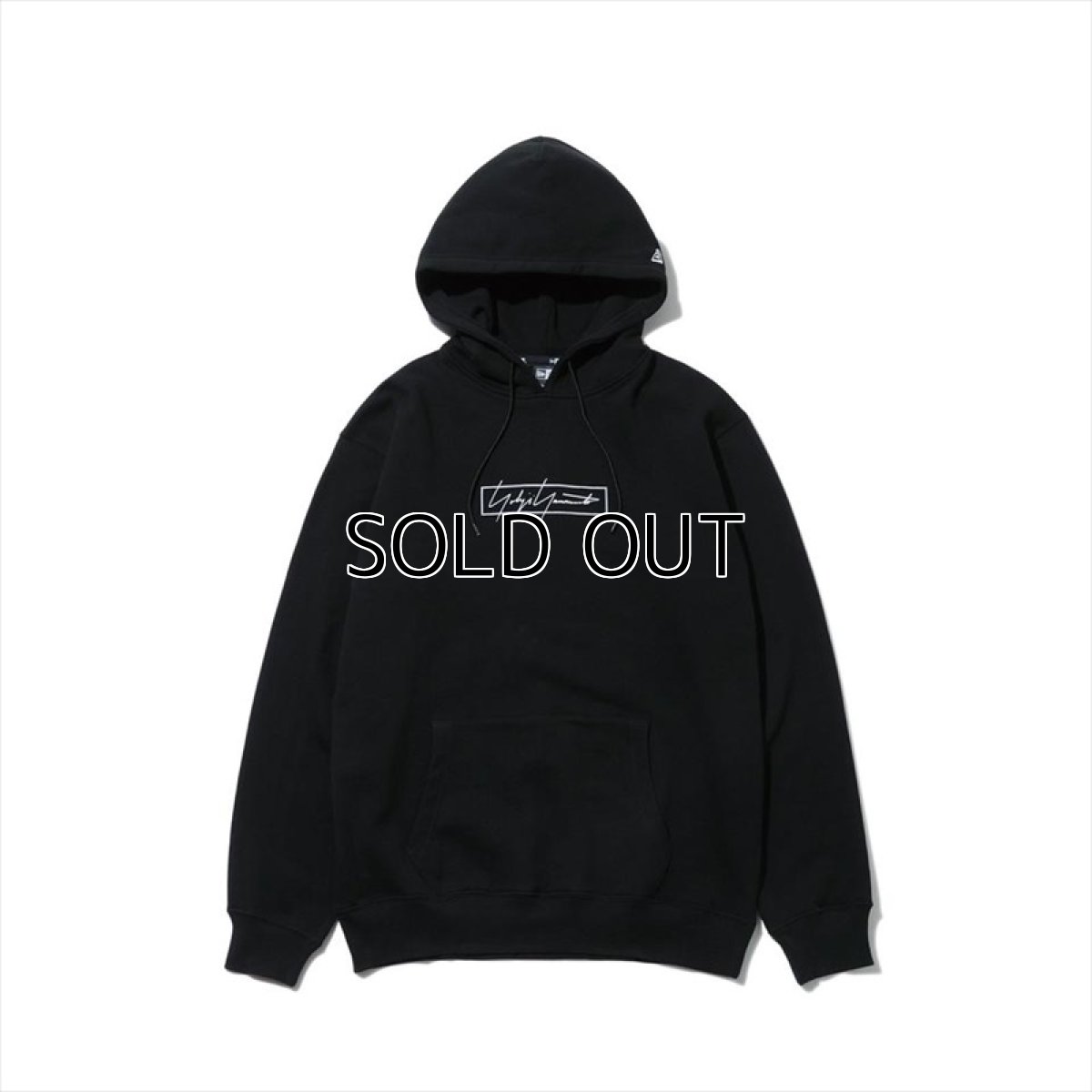 画像1: YOHJI YAMAMOTO x NEW ERA Sweat Pullover Hoodie 2021AW Box Logo (1)