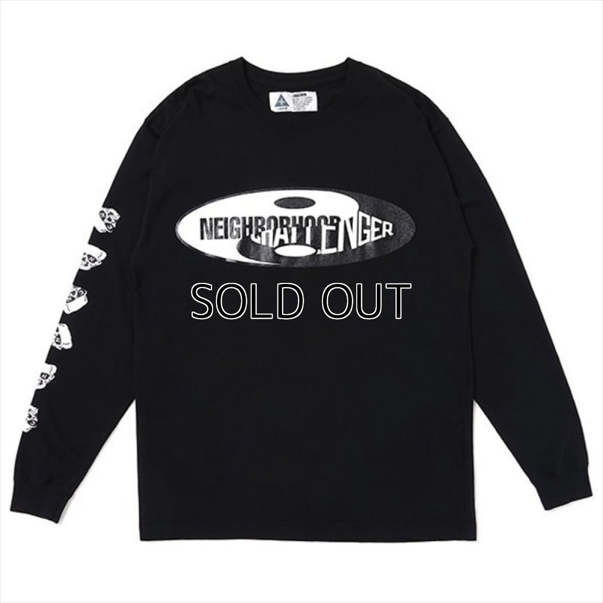 画像1: CHALLENGER x NEIGHBORHOOD 2021 Mix Logo Skull L/S Tee (ロングスリーブTシャツ) (1)