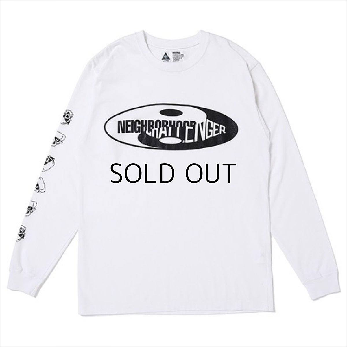 画像1: CHALLENGER x NEIGHBORHOOD 2021 Mix Logo Skull L/S Tee (ロングスリーブTシャツ) (1)