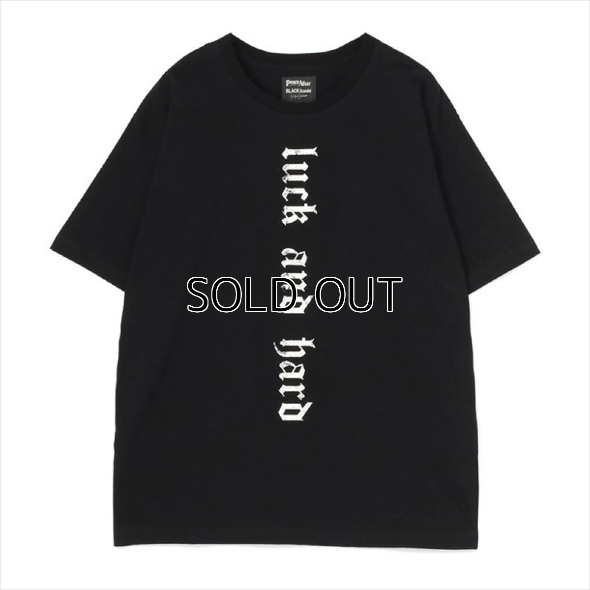 画像1: YOHJI YAMAMOTO x PEACE AND AFTER Message Print Round Neck Half Sleeves T-Shirt (1)