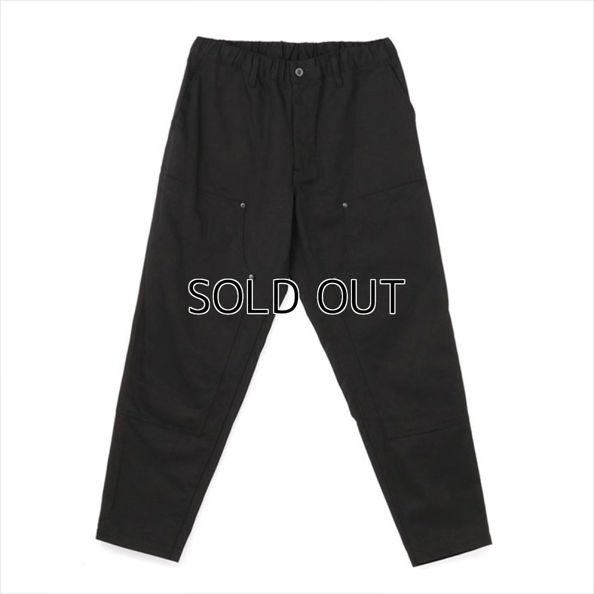 画像1: YOHJI YAMAMOTO BLACK Scandal Katsuragi Elastic String Pants (1)