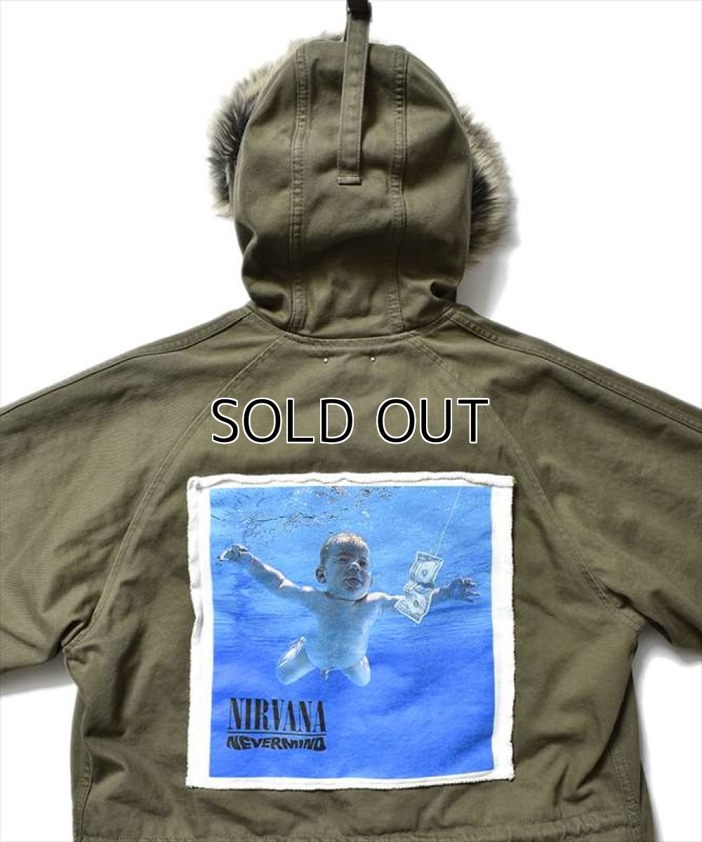 画像4: MINEDENIM Nirvana "NEVERMIND" N-3B BZ KHA (ジャケット) (4)