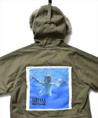 画像4: MINEDENIM Nirvana "NEVERMIND" N-3B BZ KHA (ジャケット) (4)