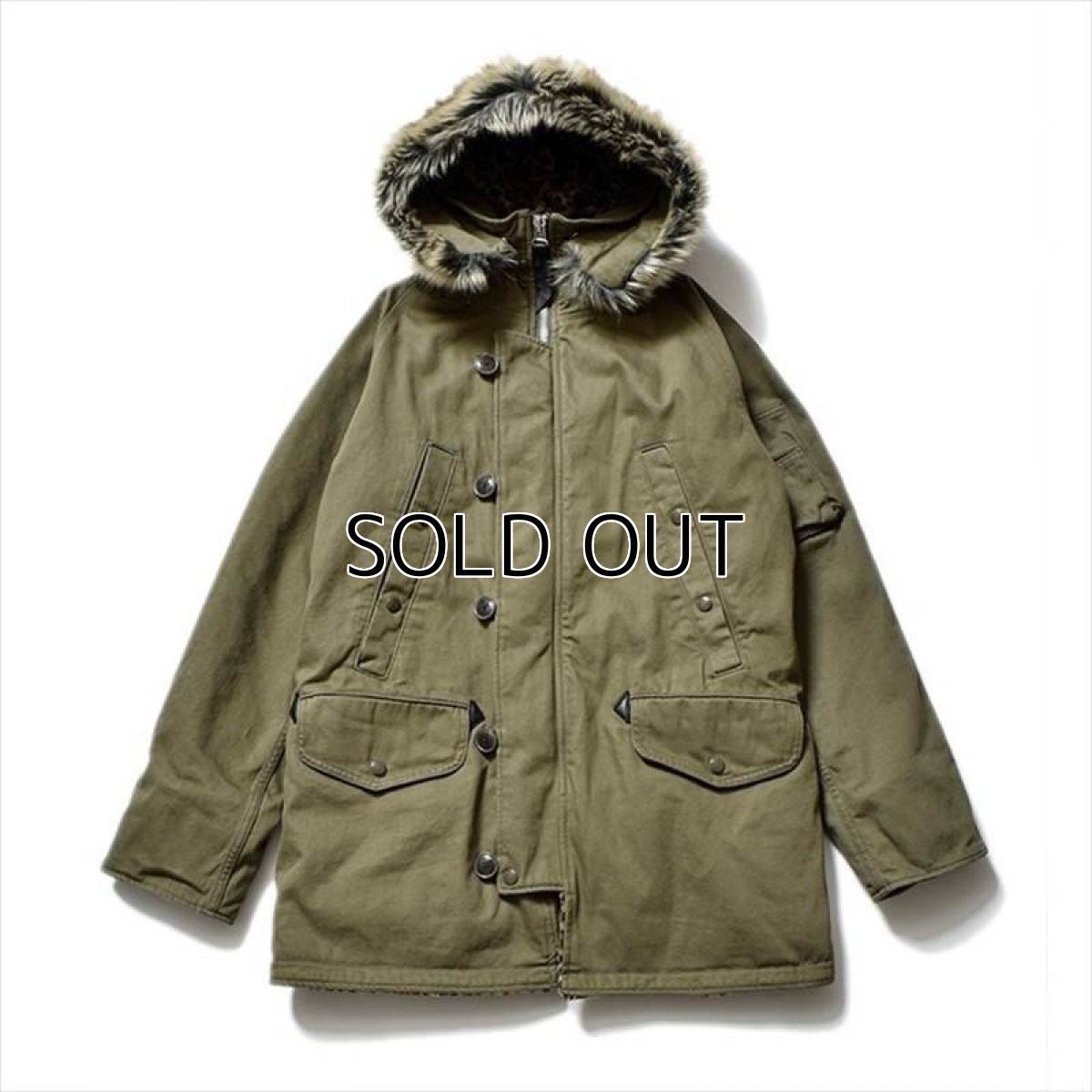 画像2: MINEDENIM Nirvana "NEVERMIND" N-3B BZ KHA (ジャケット) (2)