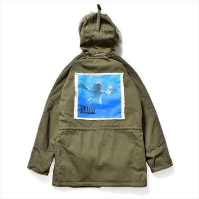 画像1: MINEDENIM Nirvana "NEVERMIND" N-3B BZ BLK (ジャケット)