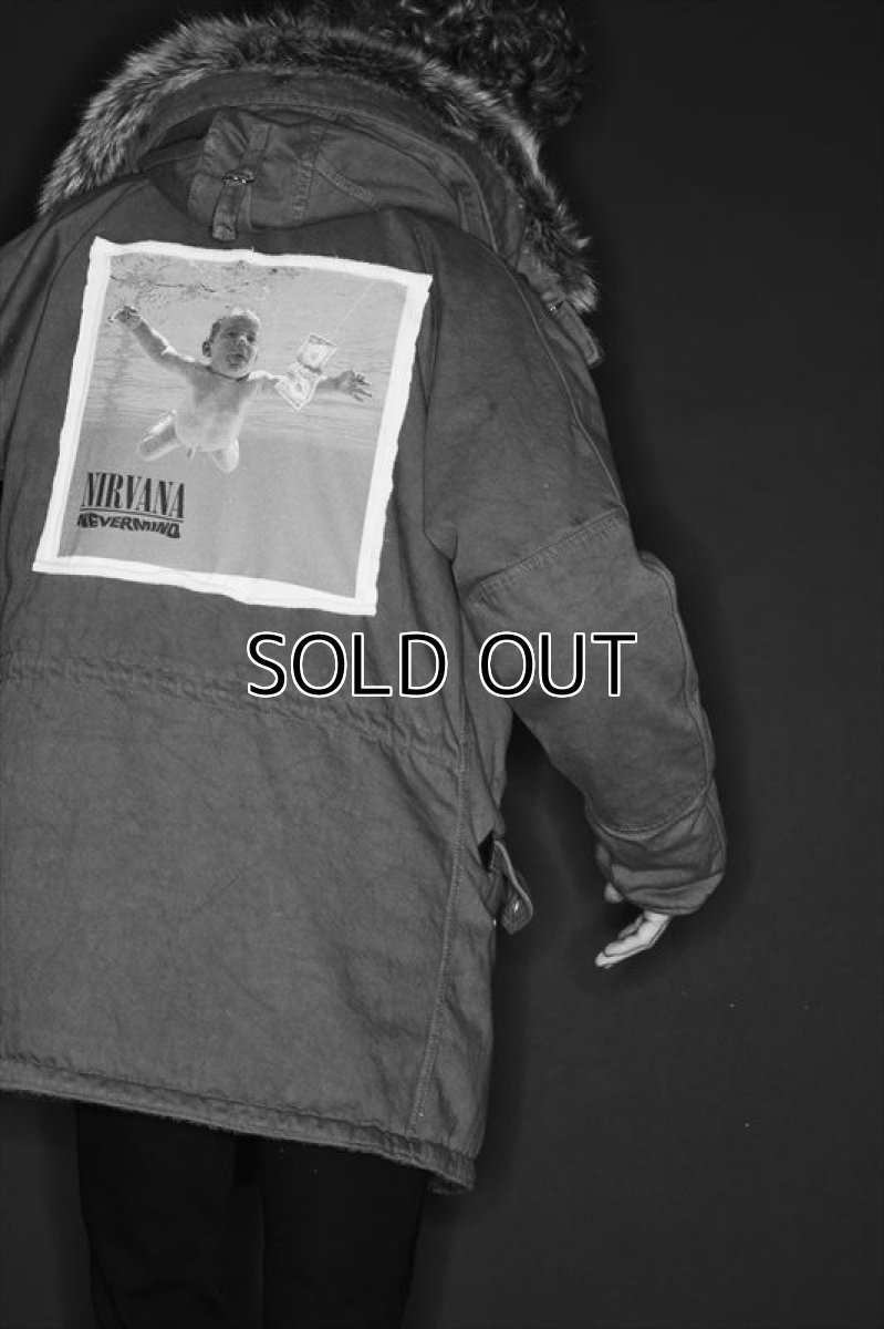 画像9: MINEDENIM Nirvana "NEVERMIND" N-3B BZ BLK (ジャケット) (9)