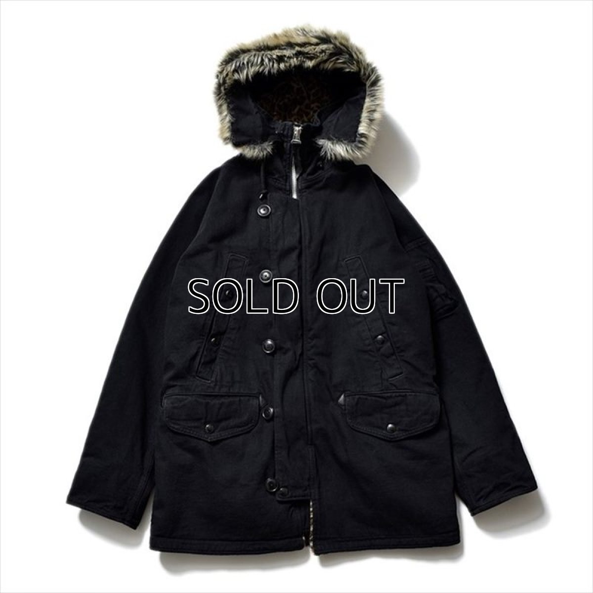 画像2: MINEDENIM Nirvana "NEVERMIND" N-3B BZ BLK (ジャケット) (2)