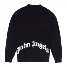 画像1: PALM ANGELS Curved Logo Sweater (1)