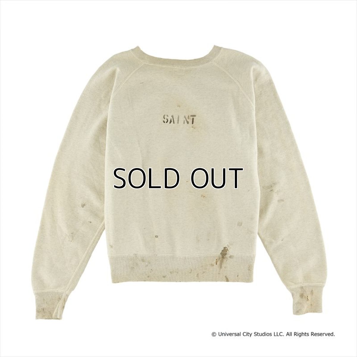 画像2: ©SAINT Mxxxxxx FRANKENSTEIN Sweat Shirt Grey (スウェット) (2)