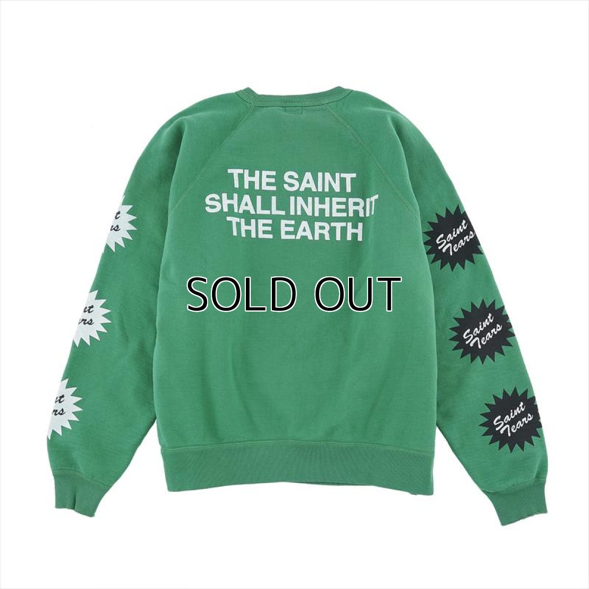 画像2: ©SAINT Mxxxxxx Sweatshirt On The Milk CTN Green (スウェット) (2)