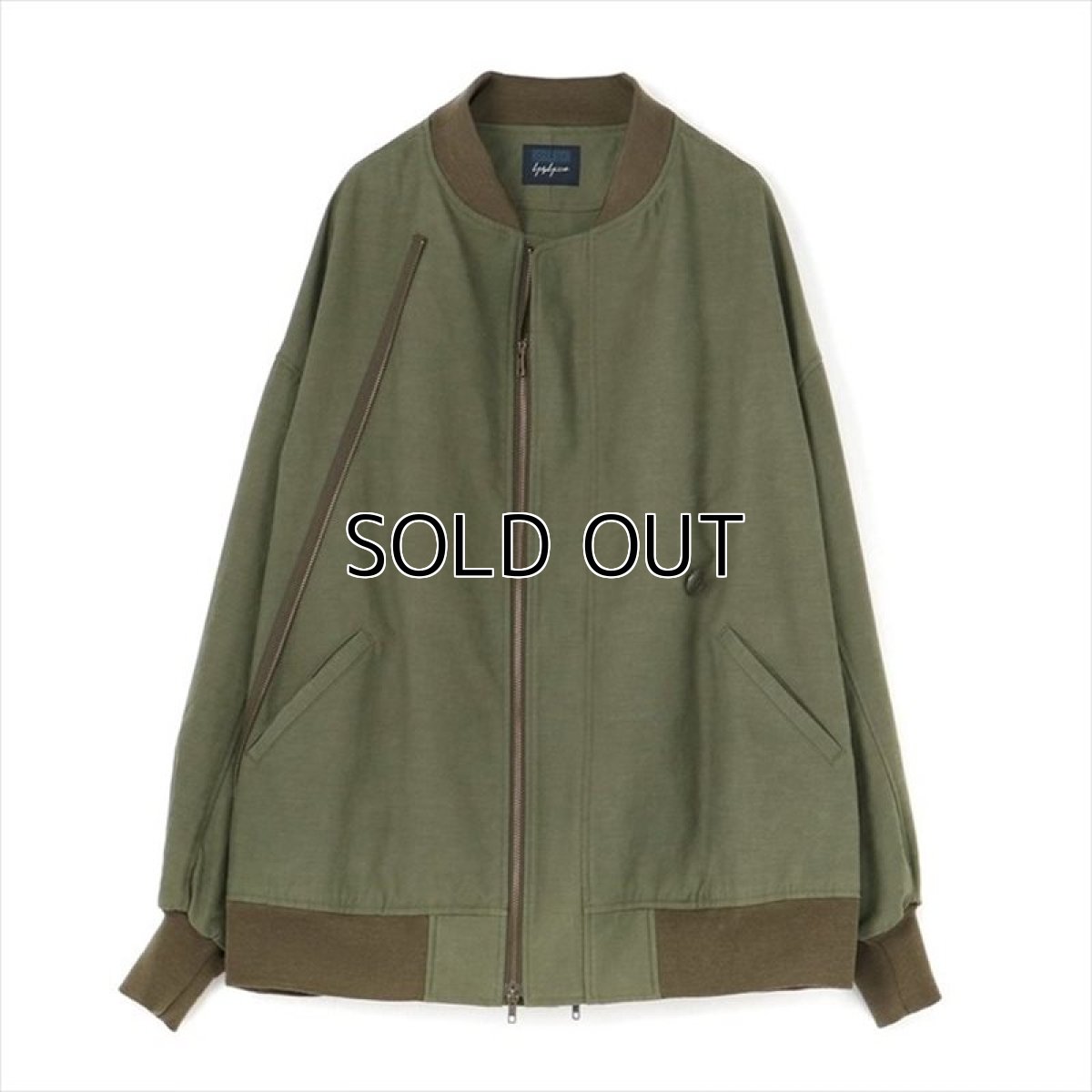 画像1: YOHJI YAMAMOTO REGULATION Military Back Satin R-3Way Bomber Jacket (1)