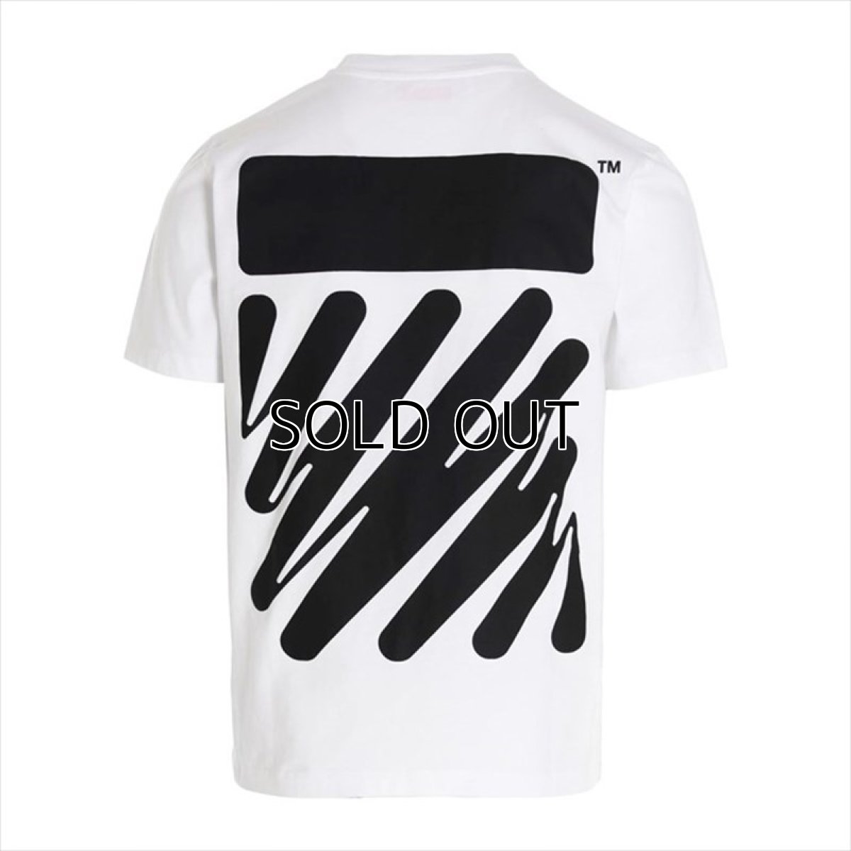 画像1: OFF-WHITE Wave Diag Slim S/S T-shirt (1)