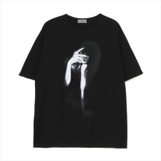 画像1: YOHJI YAMAMOTO Ultima Dense Plain Stitch Woman Print Short Sleeves T-Shirt (1)