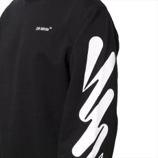 画像3: OFF-WHITE Wave Diag Slim Crewneck Sweat (3)