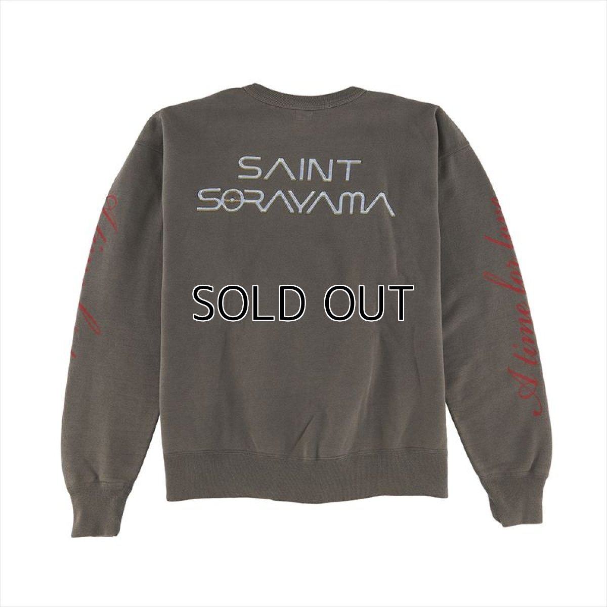 画像2: ©SAINT Mxxxxxx x SORAYAMA Sweat Shirt Sorayama Black (スウェット) (2)