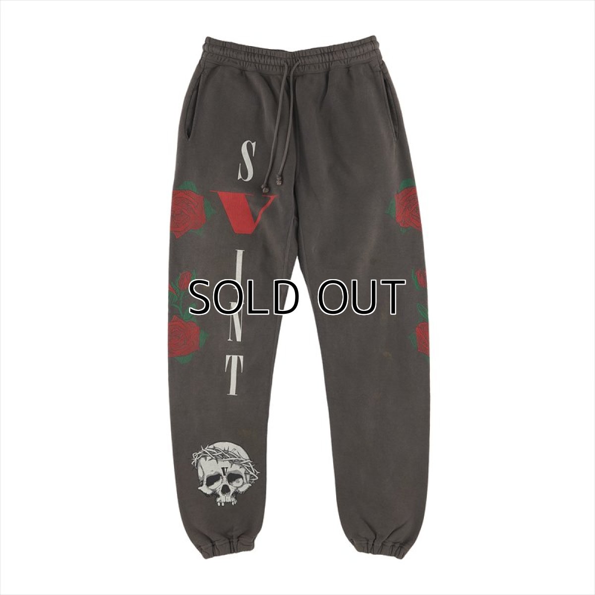 画像1: ©SAINT Mxxxxxx x VLONE Sweat Pants VLONE Black (スウェットパンツ) (1)