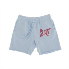 画像1: ©SAINT Mxxxxxx Sweat Shorts Logo Sax Blue (スウェットショーツ) (1)