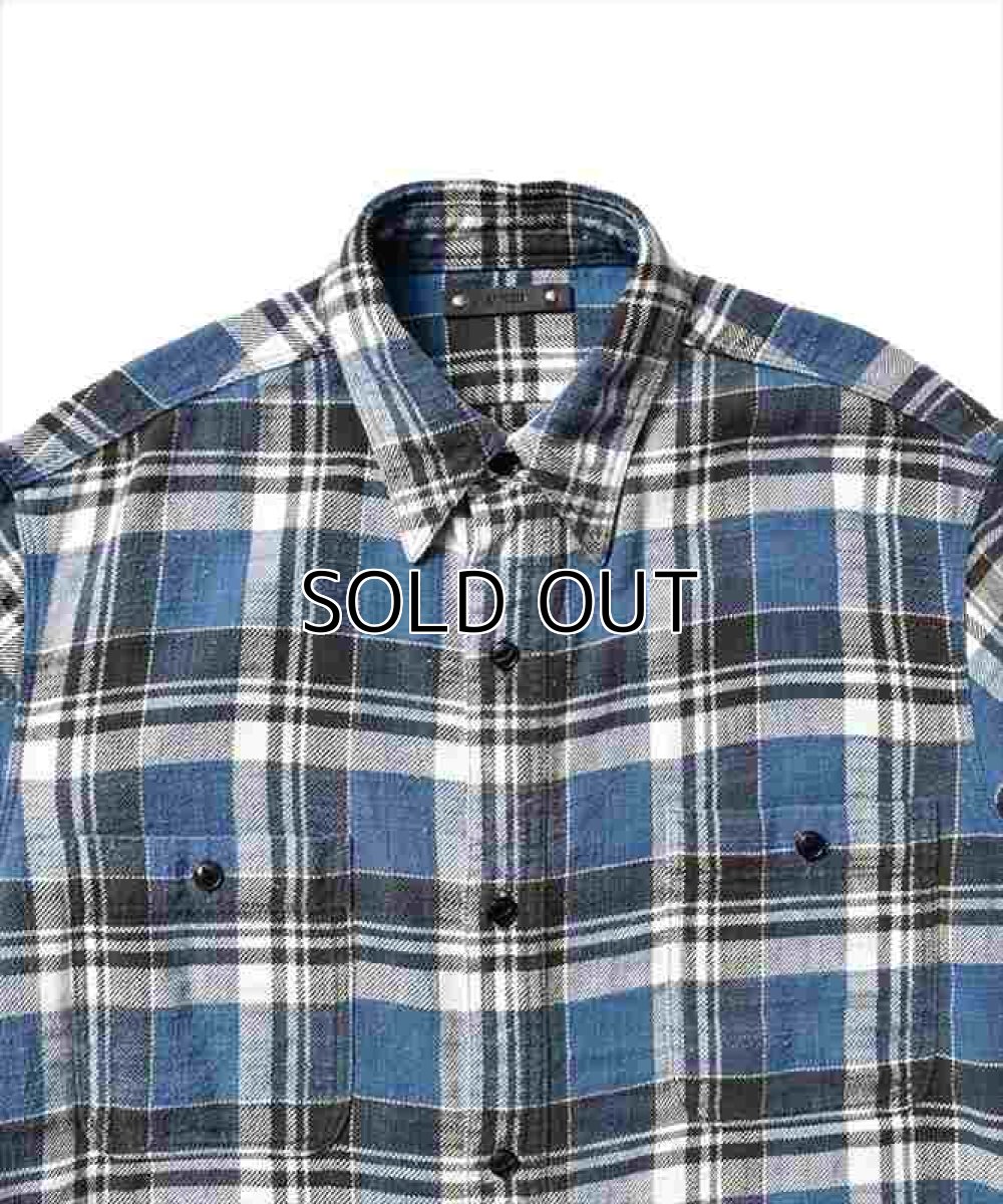画像3: MINEDENIM V.Flannel Check Work Shirt (チェックシャツ) (3)