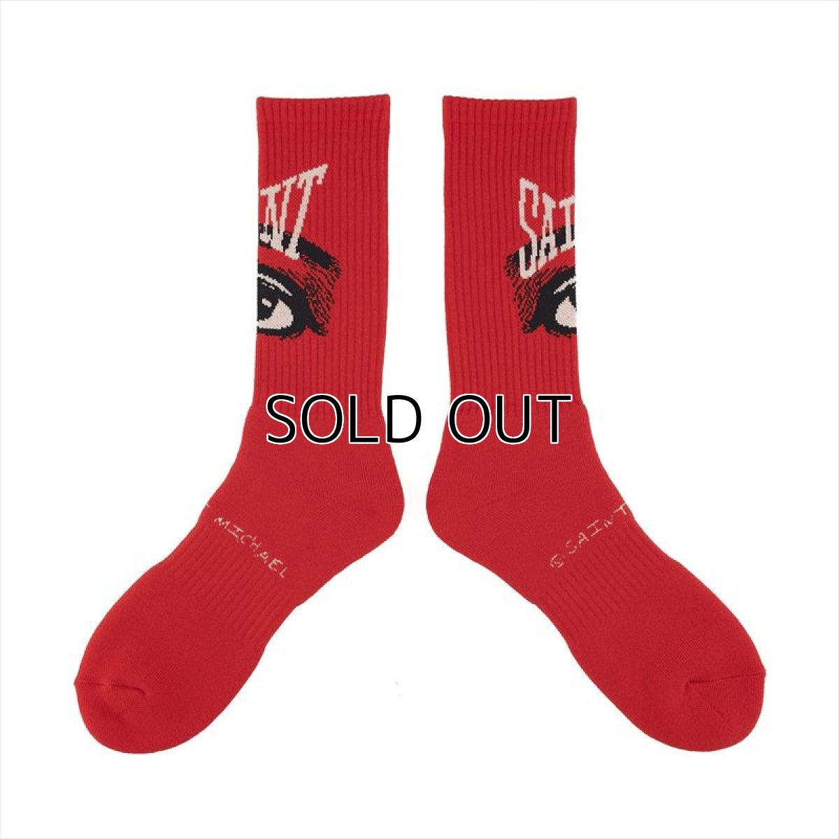 画像2: ©SAINT Mxxxxxx Socks Eyes Red (ソックス) (2)