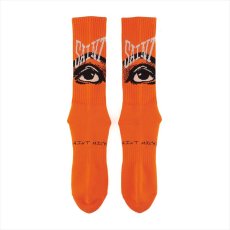 画像1: ©SAINT Mxxxxxx Socks Eyes Orange (ソックス) (1)