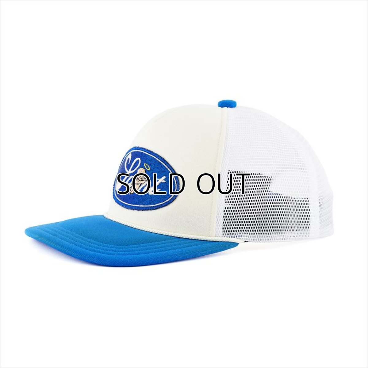 画像2: ©SAINT Mxxxxxx Cap Baby Michael White Blue (キャップ) (2)