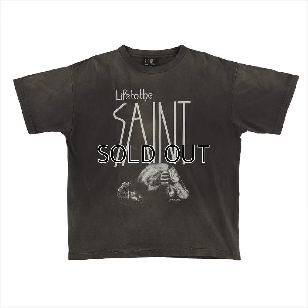 画像1: ©SAINT Mxxxxxx S/S T-Shirt LttS Black (Tシャツ) (1)