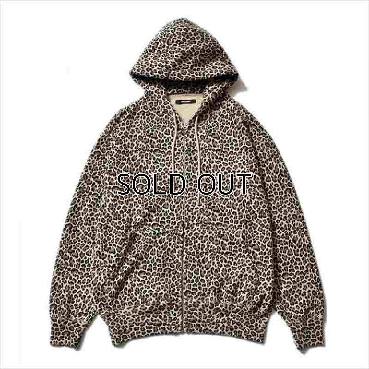 画像1: MINEDENIM Leopard Zip Hoodie (1)