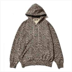 画像1: MINEDENIM Leopard Zip Hoodie (ジップパーカー) (1)