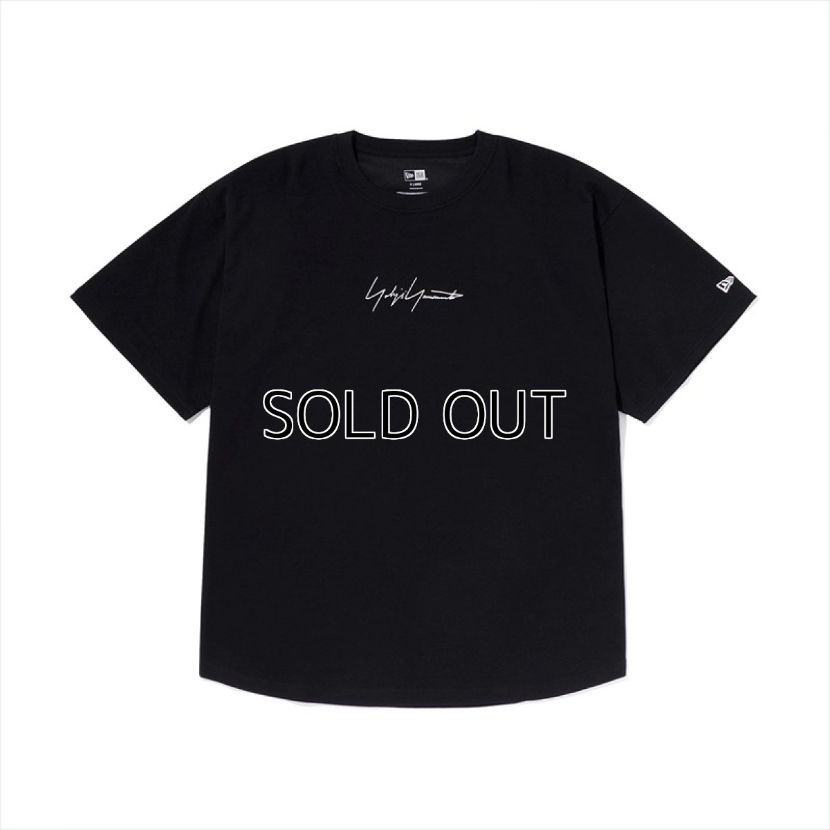 画像1: YOHJI YAMAMOTO x NEW ERA Oversized Performance T-shirt 2022SS Signature Logo (1)