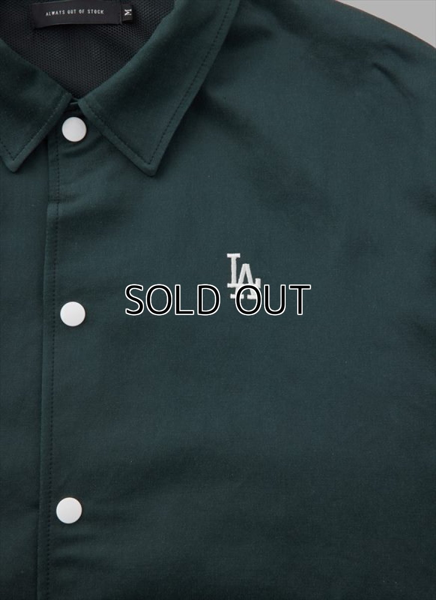 画像3: ALWAYS OUT OF STOCK x Los Angeles Dodgers Coach Jacket (3)