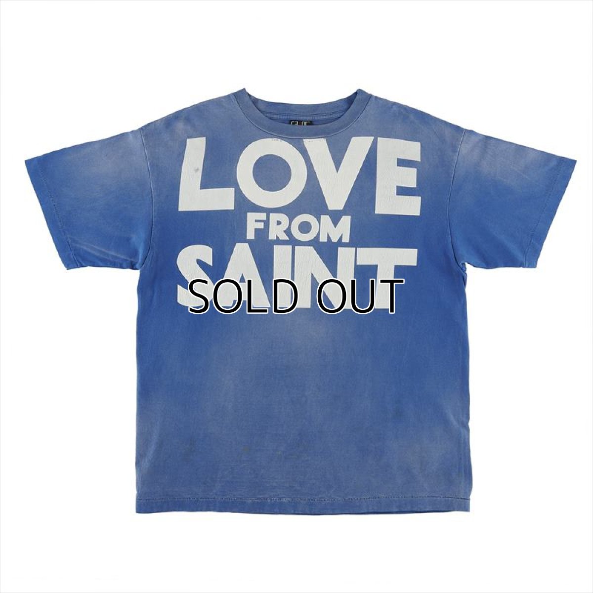 画像1: ©SAINT Mxxxxxx S/S T-Shirt Love From Saint Blue (Tシャツ) (1)