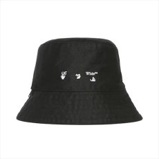 画像1: OFF-WHITE OW Logo Bucket Hat (1)