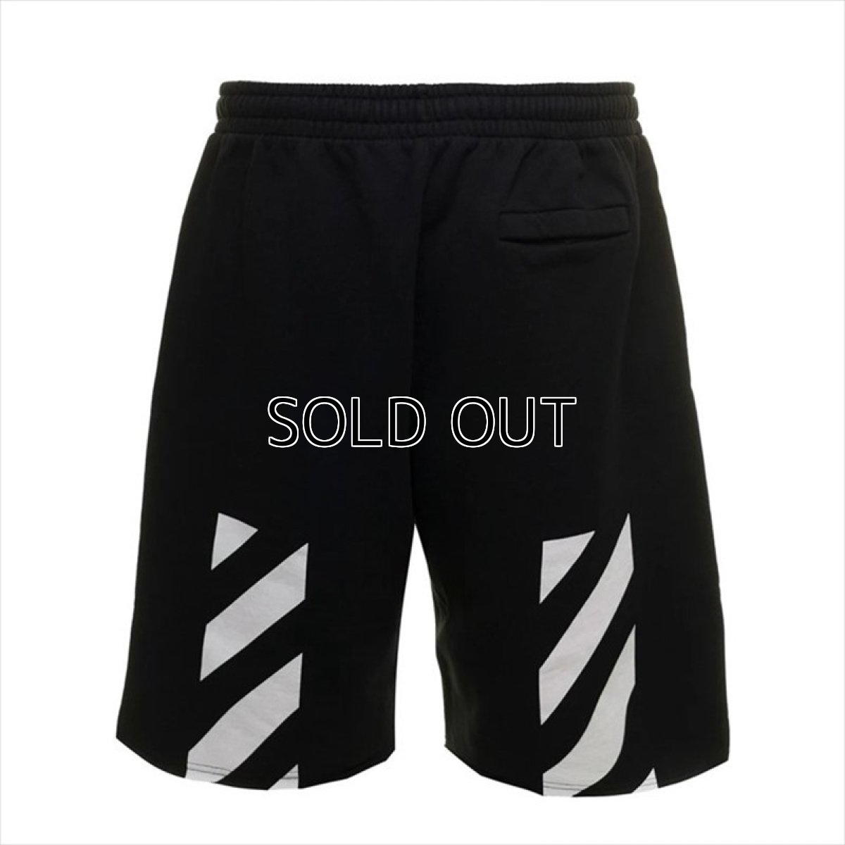 画像2: OFF-WHITE Diag Helvetica Sweat Shorts (2)