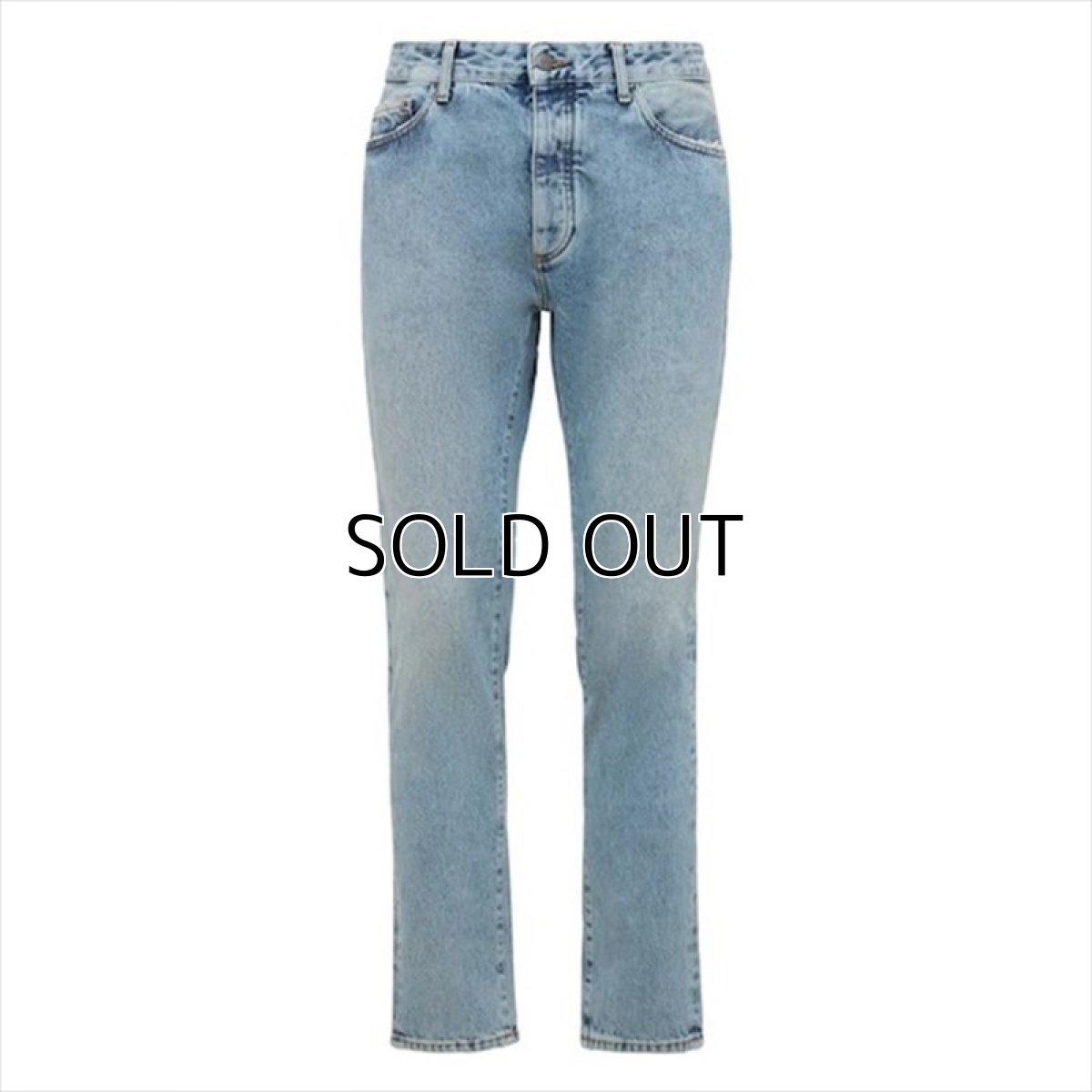 画像2: PALM ANGELS Back Logo 5 Pockets Denim Pants (2)