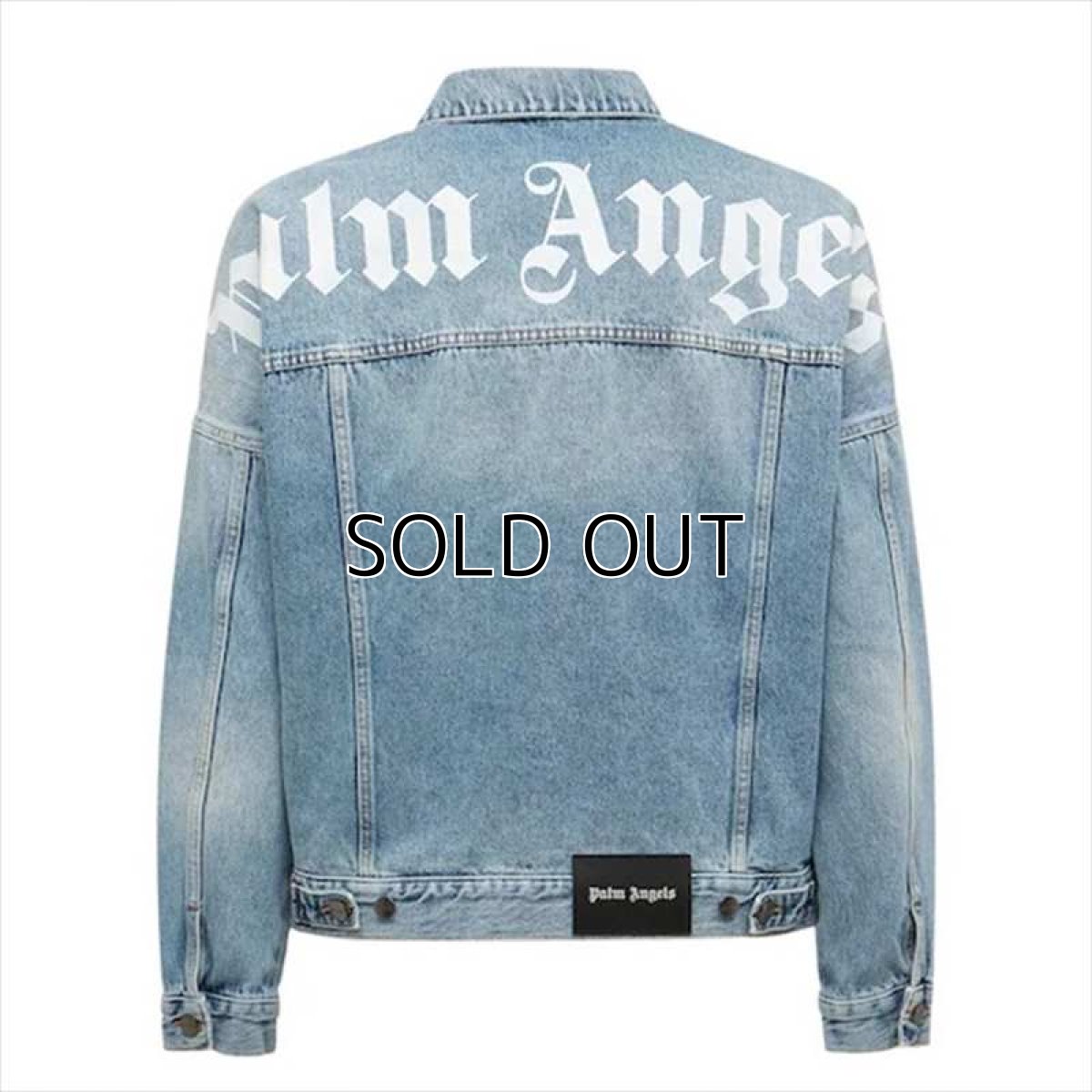 画像1: PALM ANGELS Logo Over Denim Jacket (1)