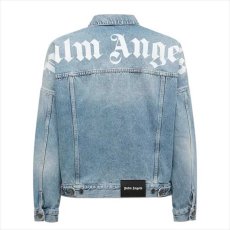 画像1: PALM ANGELS Logo Over Denim Jacket (1)