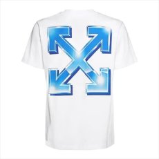 画像1: OFF-WHITE Blue Metal Arrow Over S/S T-shirt (1)