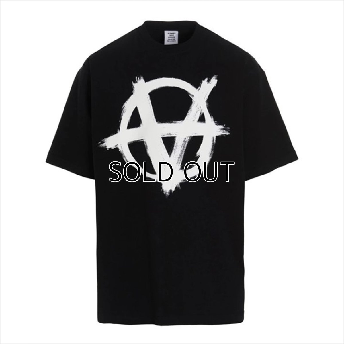 画像1: VETEMENTS Double Anarchy Logo T-Shirt (Tシャツ) (1)