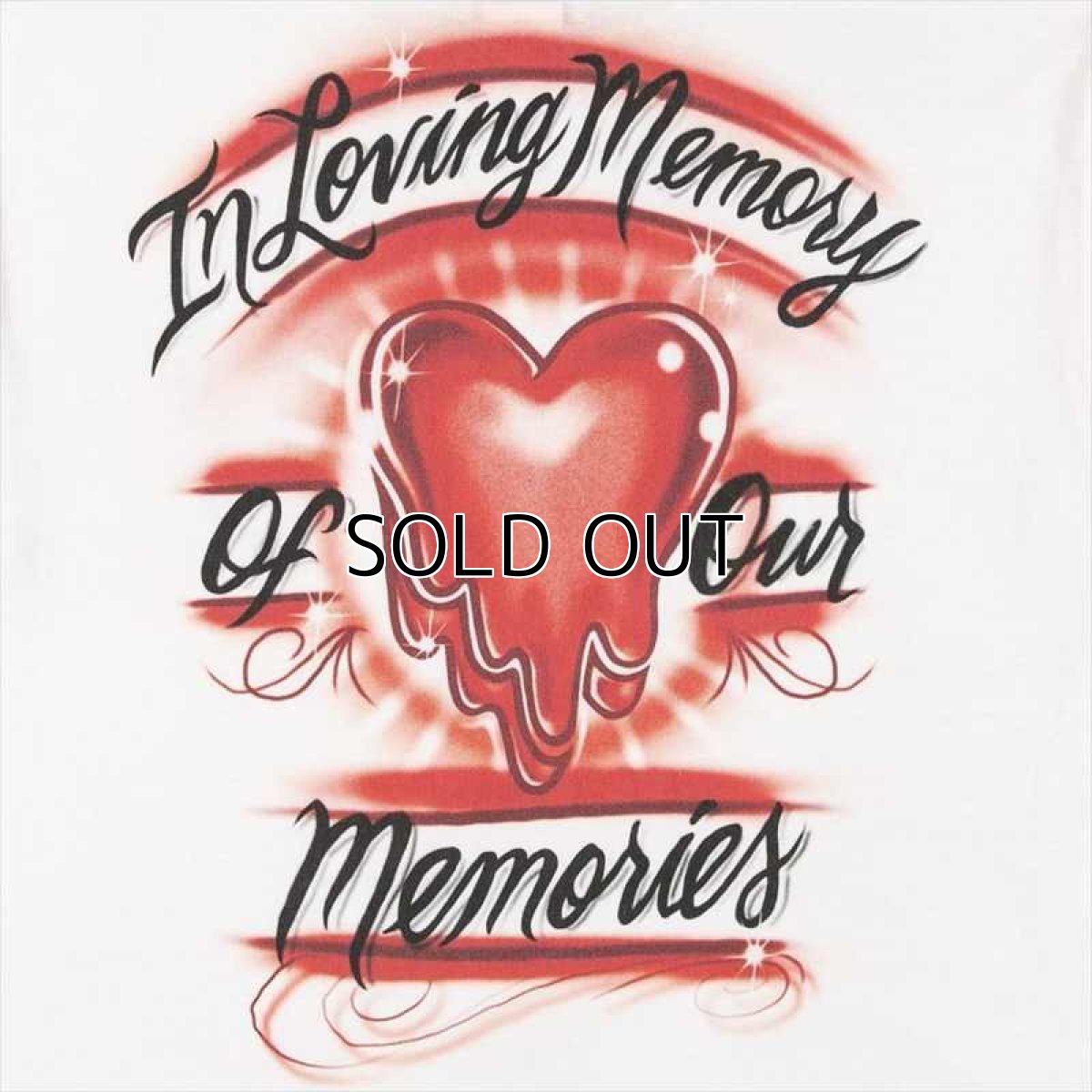 画像3: EMOTIONALLY UNAVAILABLE Airbrush Memory T-Shirt (3)