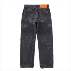 画像2: ALWAYS OUT OF STOCK Crashed Hard Wash Straight Denim Pants (2)