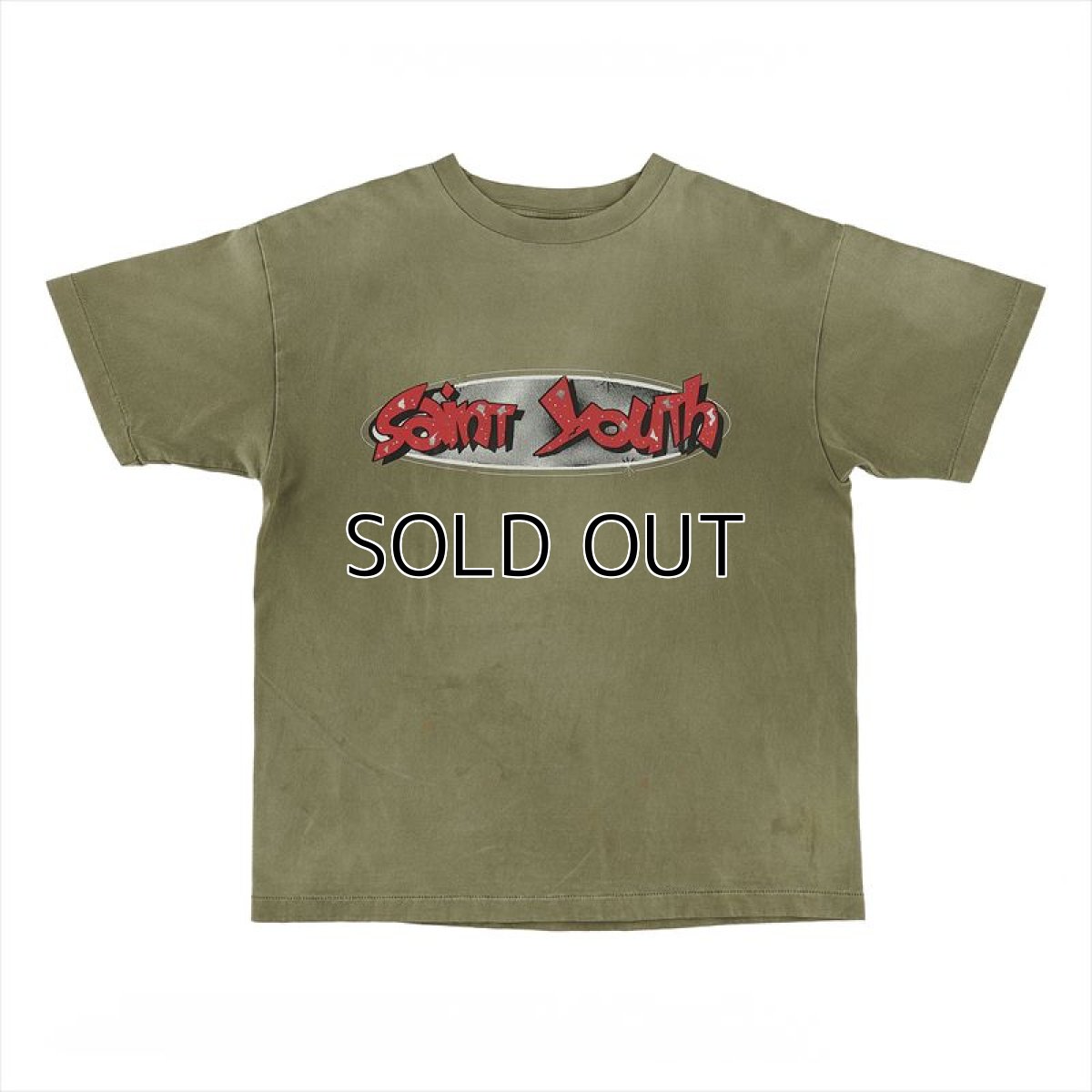 画像1: ©SAINT Mxxxxxx S/S T-Shirt In Heaven Khaki (Tシャツ) (1)