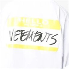 画像2: VETEMENTS My Name Is VETEMENTS T-Shirt (Tシャツ) (2)