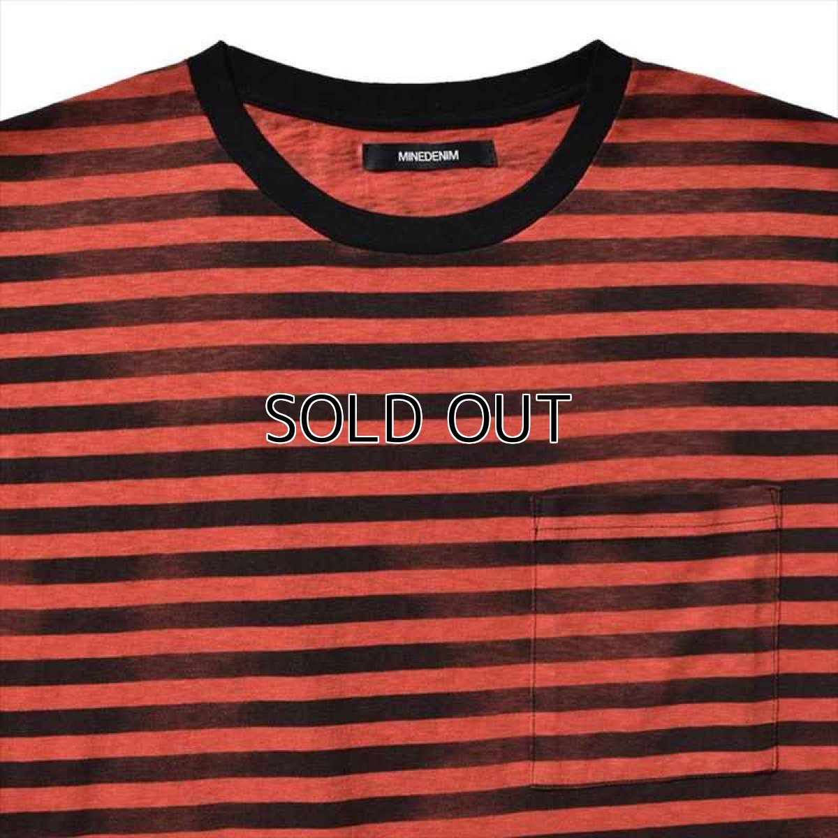 画像3: MINEDENIM Hazy Border T-Shirt (ボーダーTシャツ) (3)