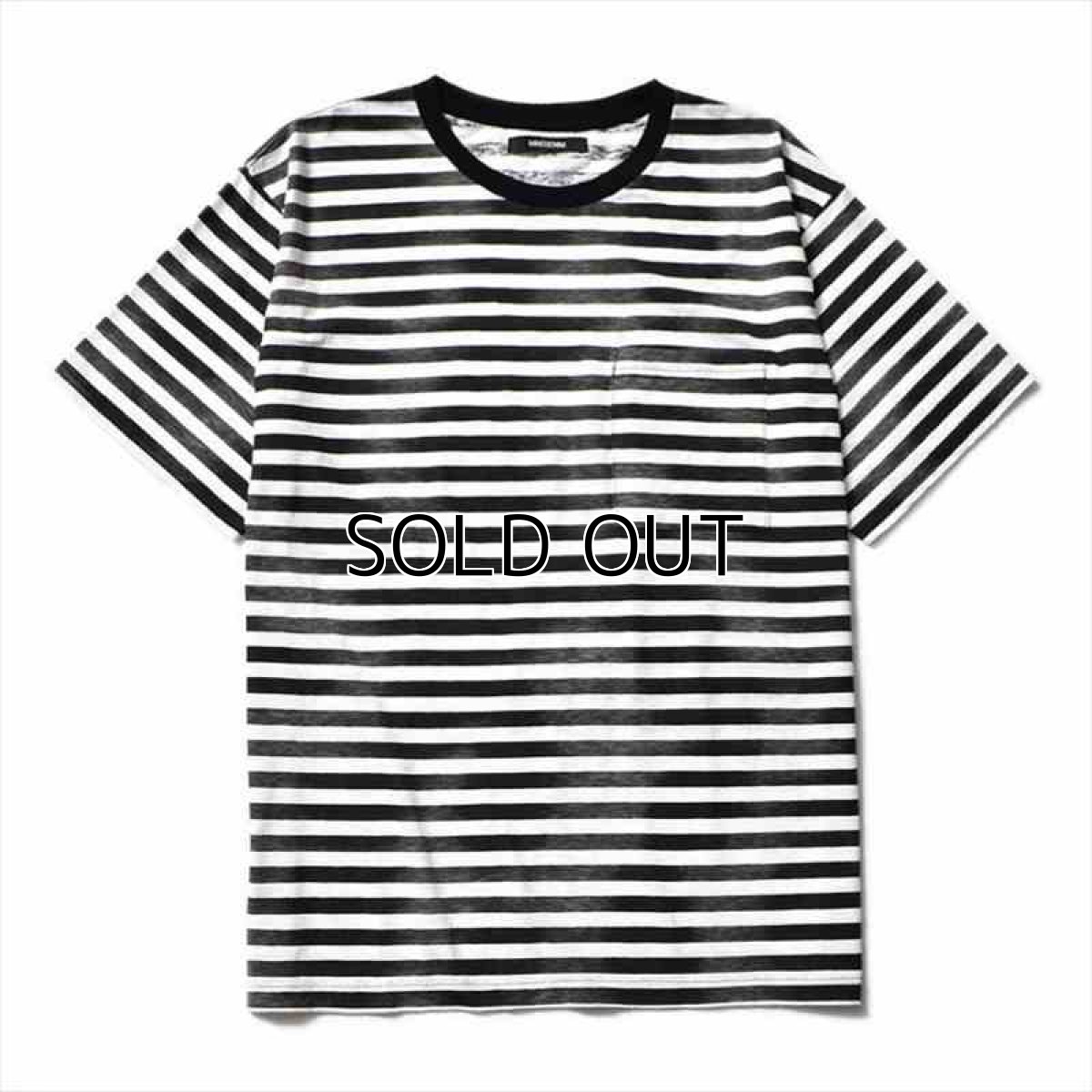 画像1: MINEDENIM Hazy Border T-Shirt (ボーダーTシャツ) (1)