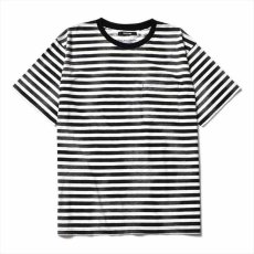 画像1: MINEDENIM Hazy Border T-Shirt (ボーダーTシャツ) (1)