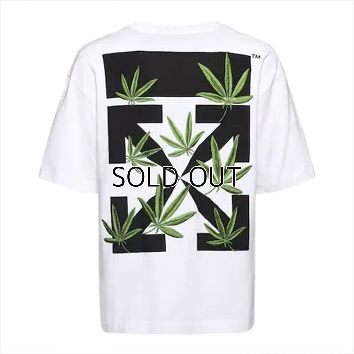 画像1: OFF-WHITE Weed Arrows Over Skate S/S T-shirt (1)