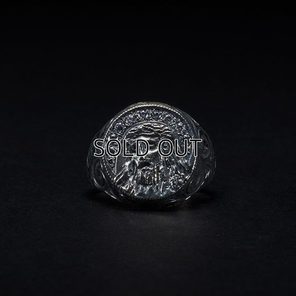 画像2: Antidote BUYERS CLUB Engraved Jesus Ring (2)
