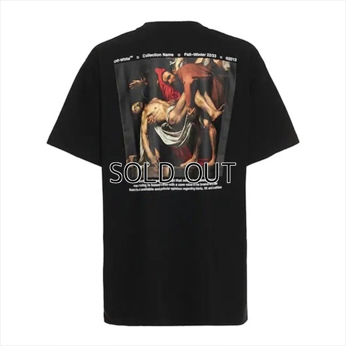 画像1: OFF-WHITE Caravaggio Deposition Over S/S T-Shirt (1)